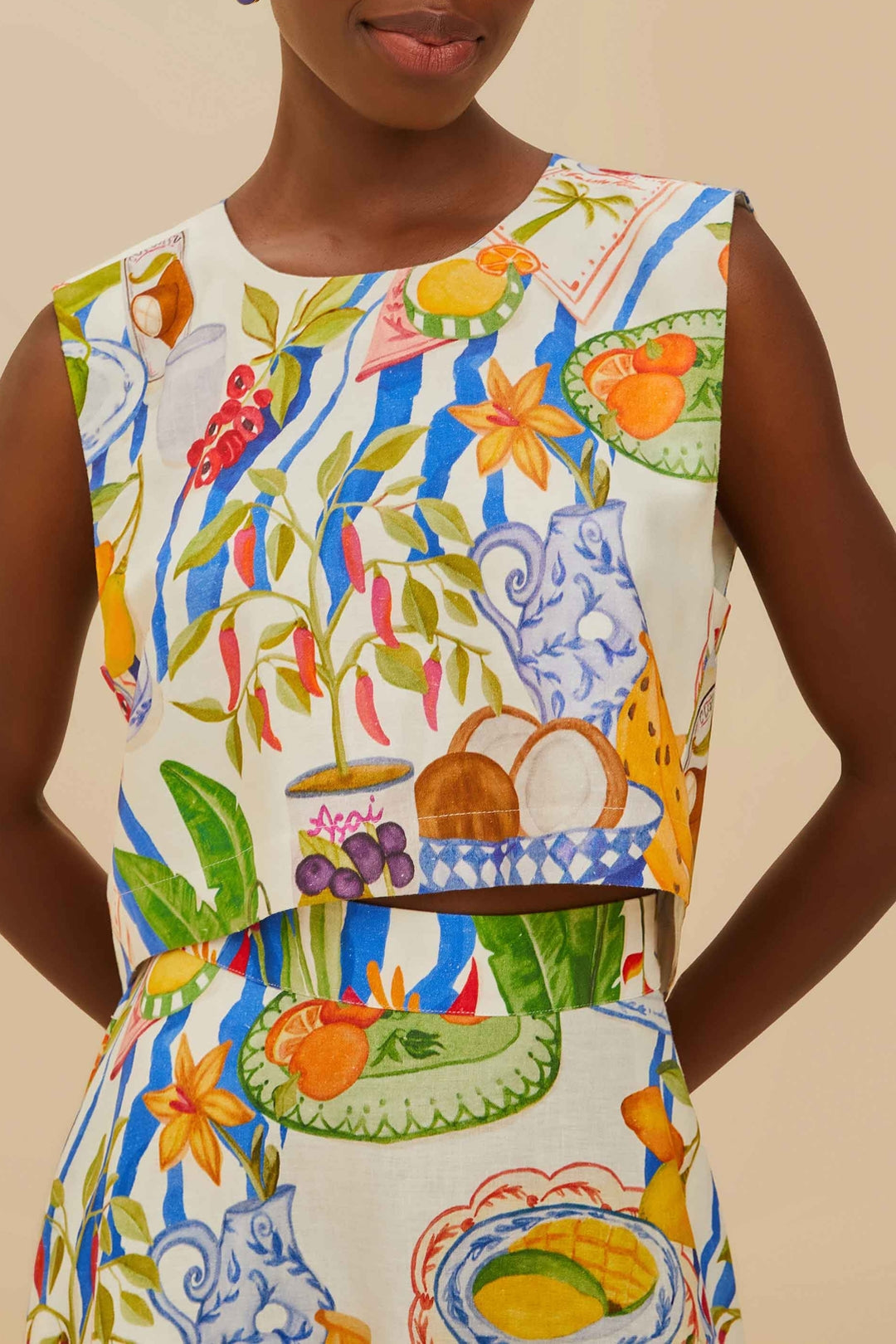 Blouse Fresh Table en lin - Jaune