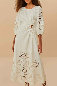 DJV_Off White Robes midi - Off White