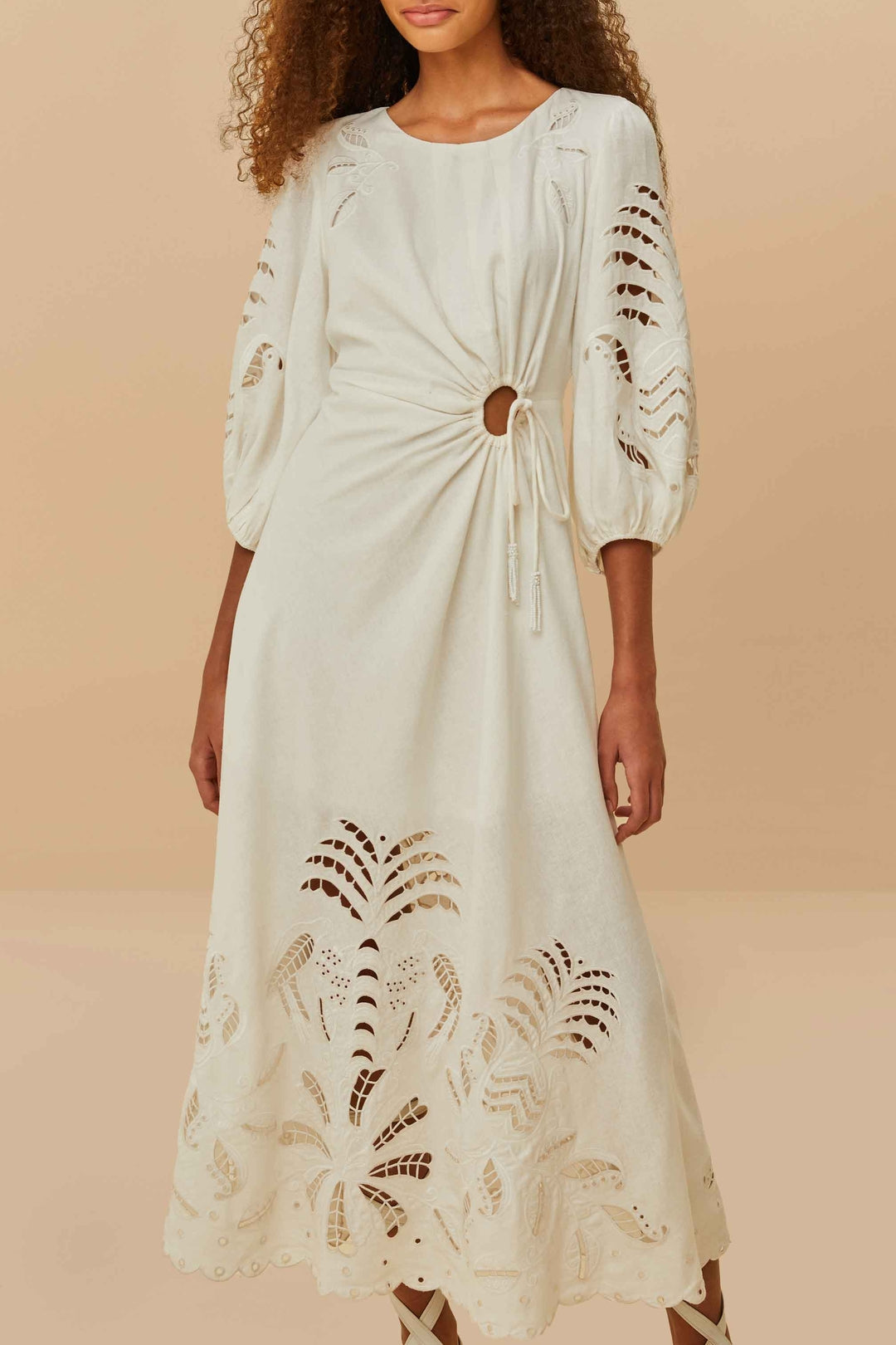 DJV_Off White Robes midi - Off White