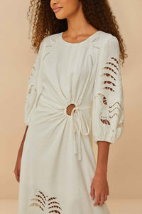 DJV_Off White Robes midi - Off White