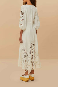 DJV_Off White Robes midi - Off White