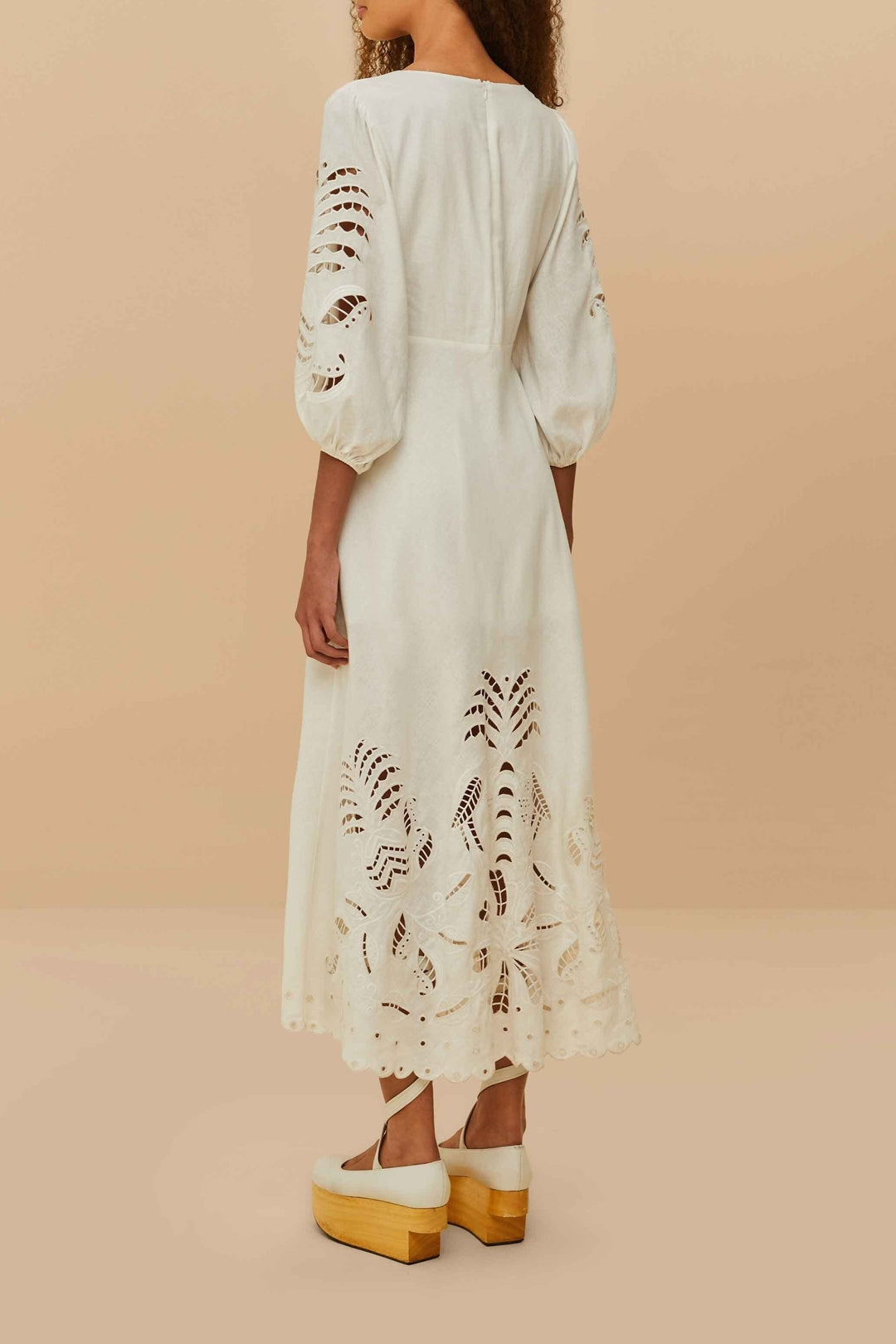DJV_Off White Robes midi - Off White