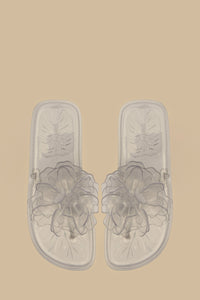 Strappy flat sandals - Transparent