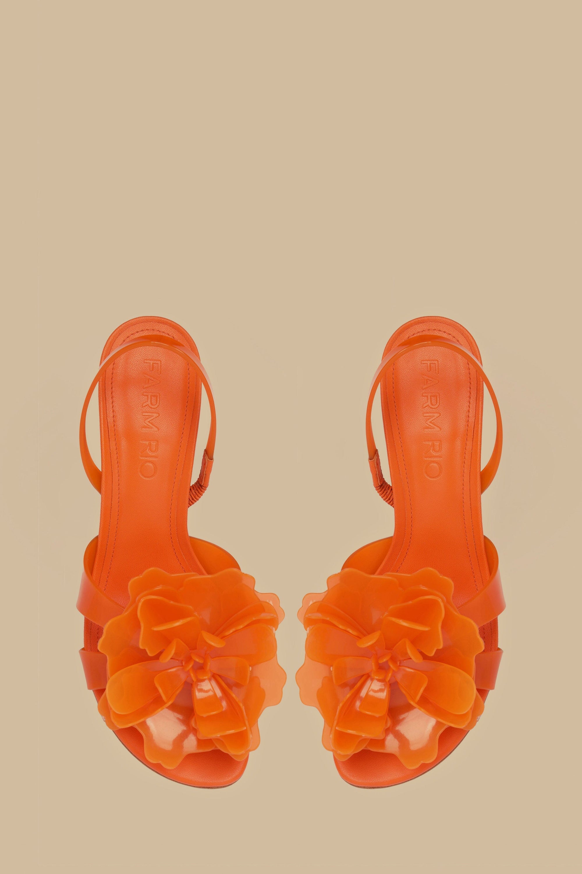 Sandales Flower Jelly - Orange