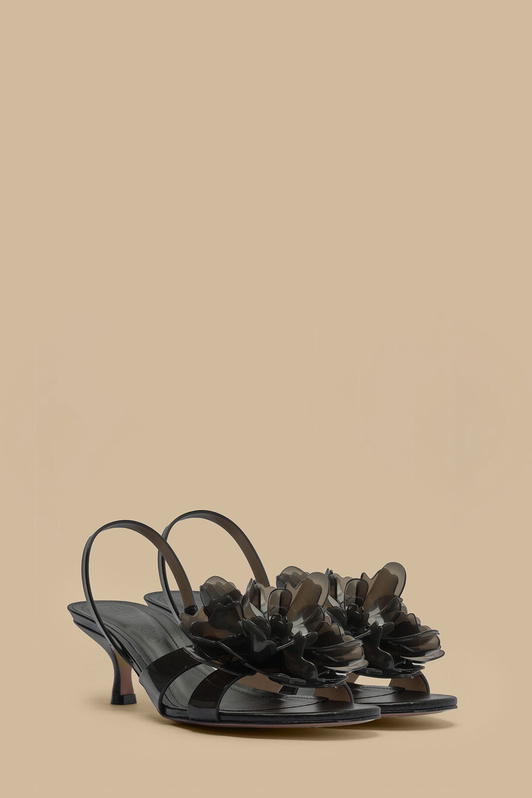 Flower Jelly sandals - Black