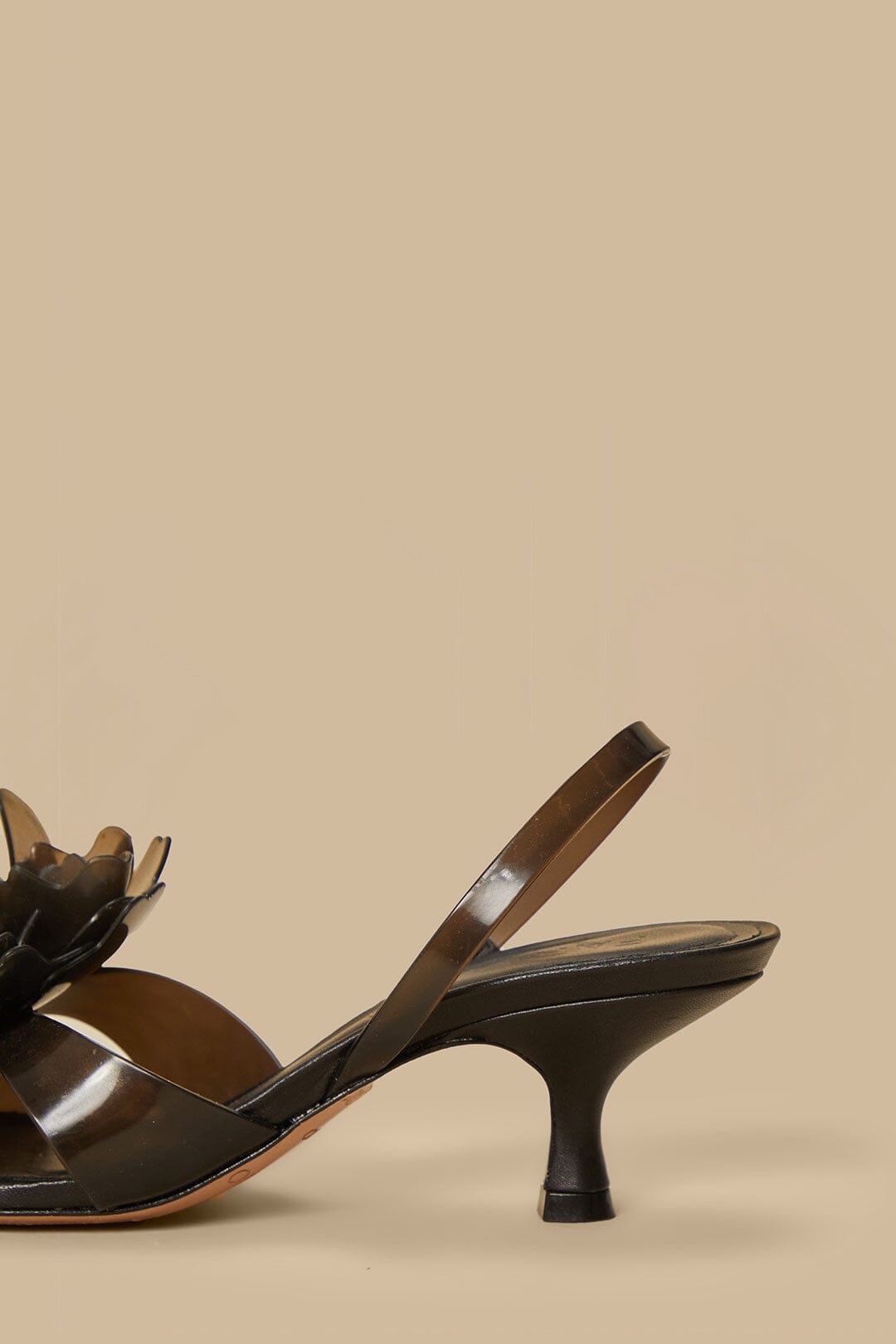 Flower Jelly sandals - Black