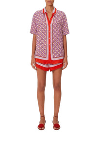 Pineapple Scarf Multicolor Chemise - Pineapple Scarf Multicolor