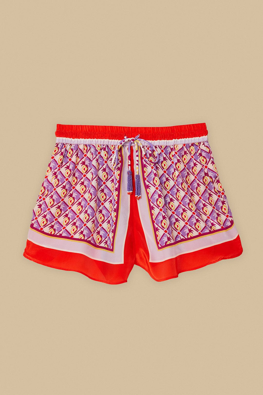 Graphic Pineapple Shorts - Pink