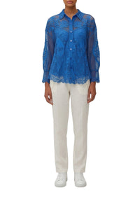 Chemise Landscape Guipure - Bleu