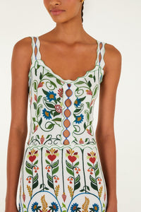 Stitched Garden Off White Maille - Stitched Garden Off White