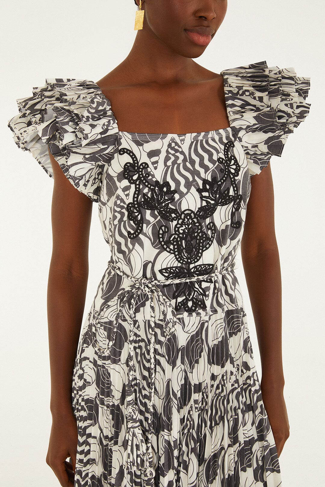Seashell Serenade Sand Robe longue - Seashell Serenade Sand