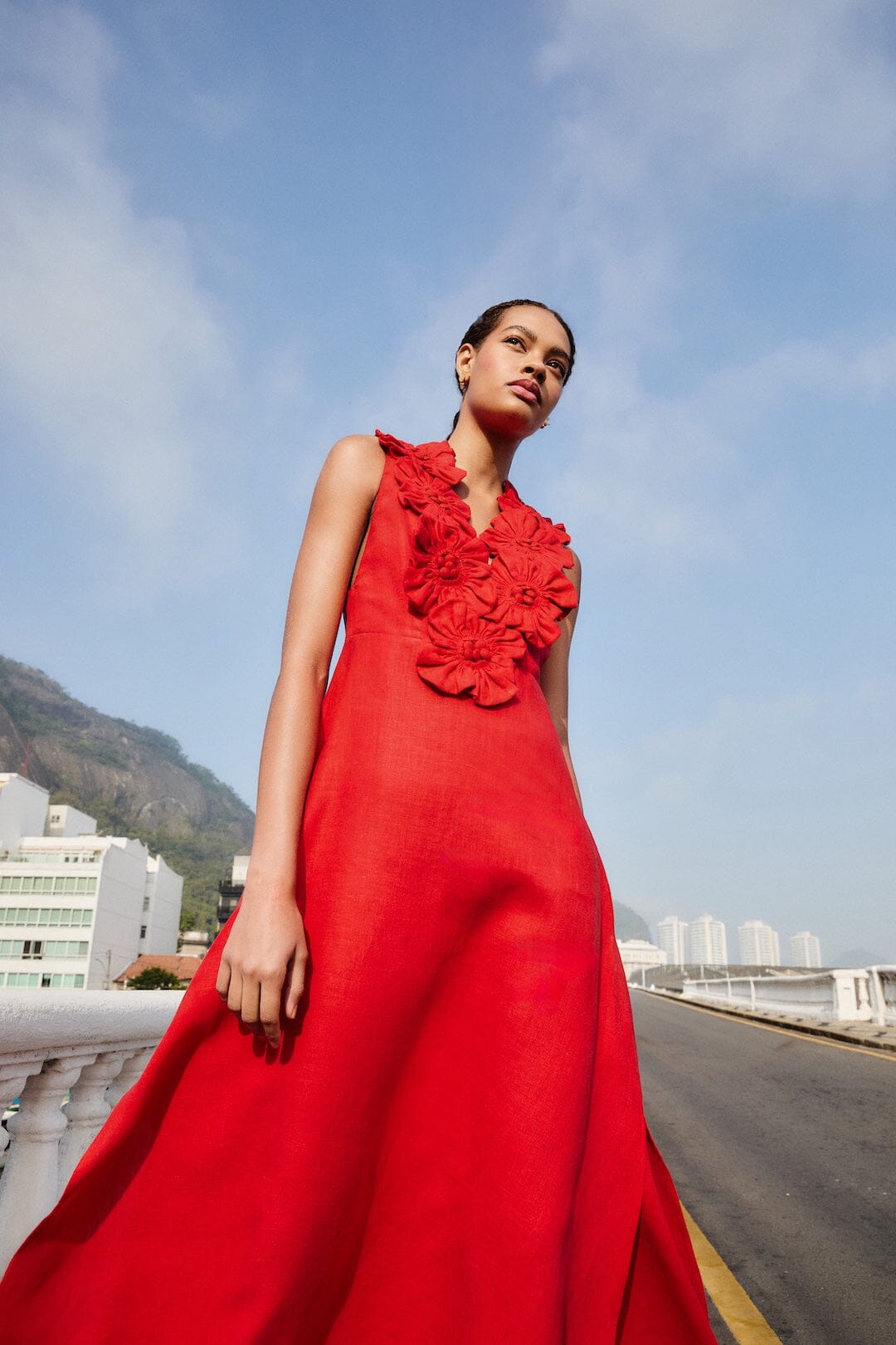 Red Robe midi - Red
