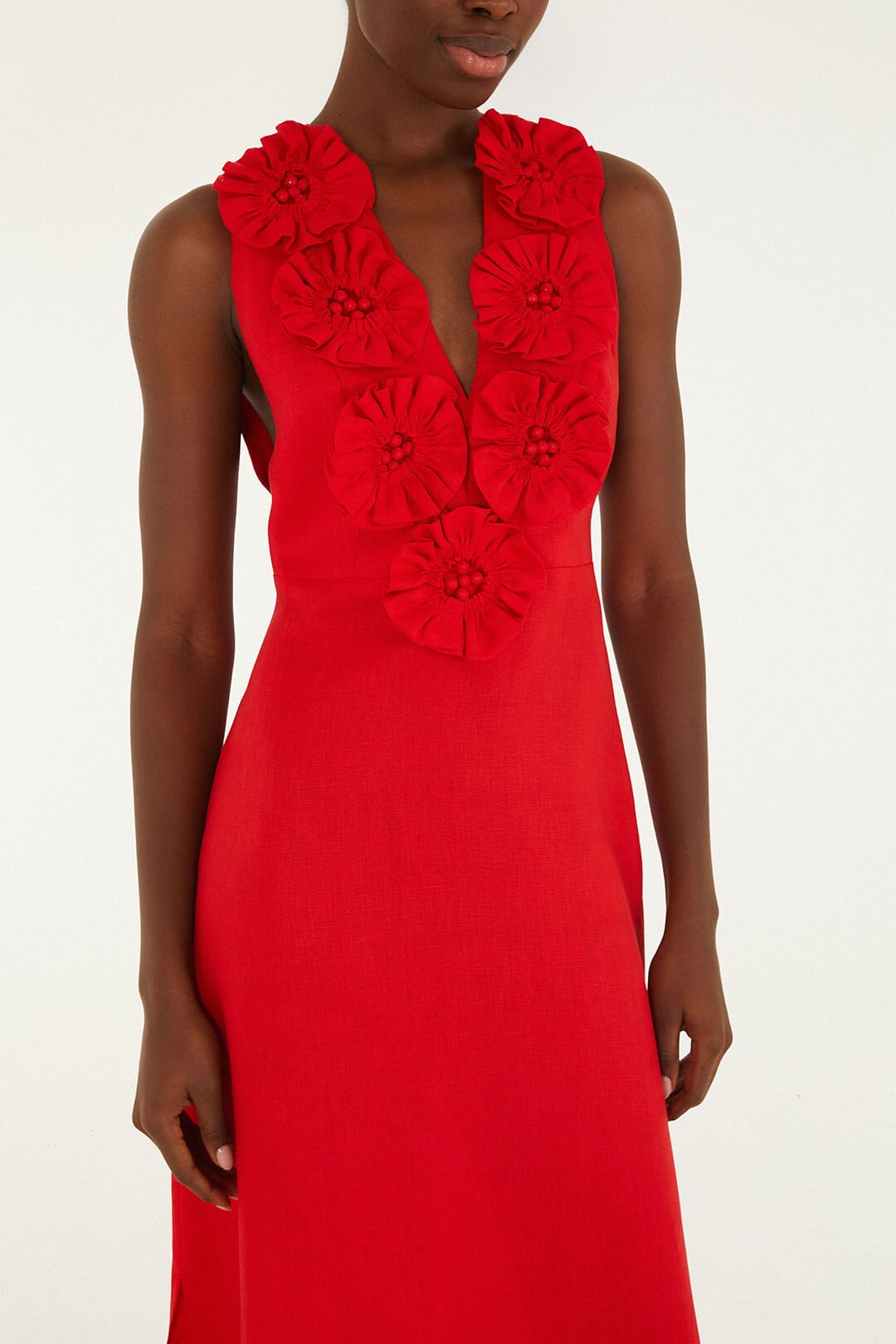 Red Robe midi - Red