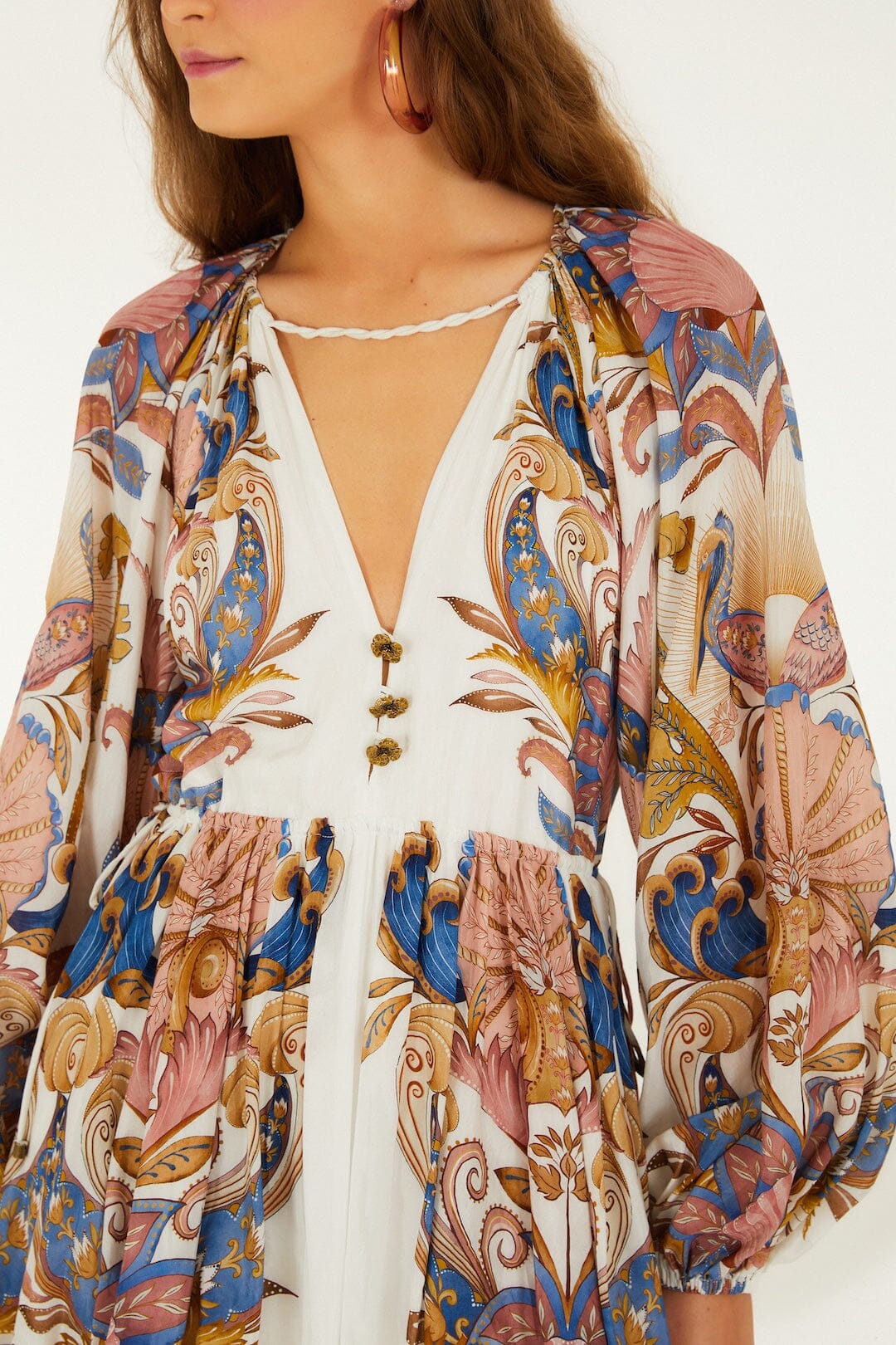Sea Garden Off White Robe courte - Sea Garden Off White