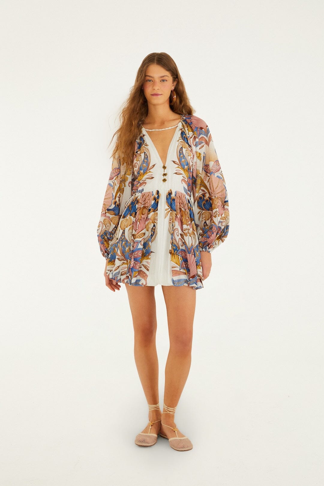 Sea Garden Off White Robe courte - Sea Garden Off White