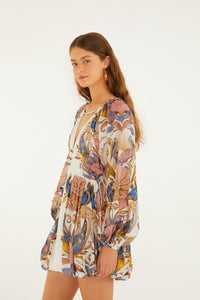 Sea Garden Off White Robe courte - Sea Garden Off White