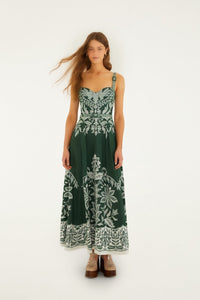 NEW_Miranda Dark Green Robes longues - Miranda Dark Green