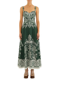Robe longue Miranda - Vert