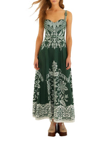 Robe longue Miranda - Vert