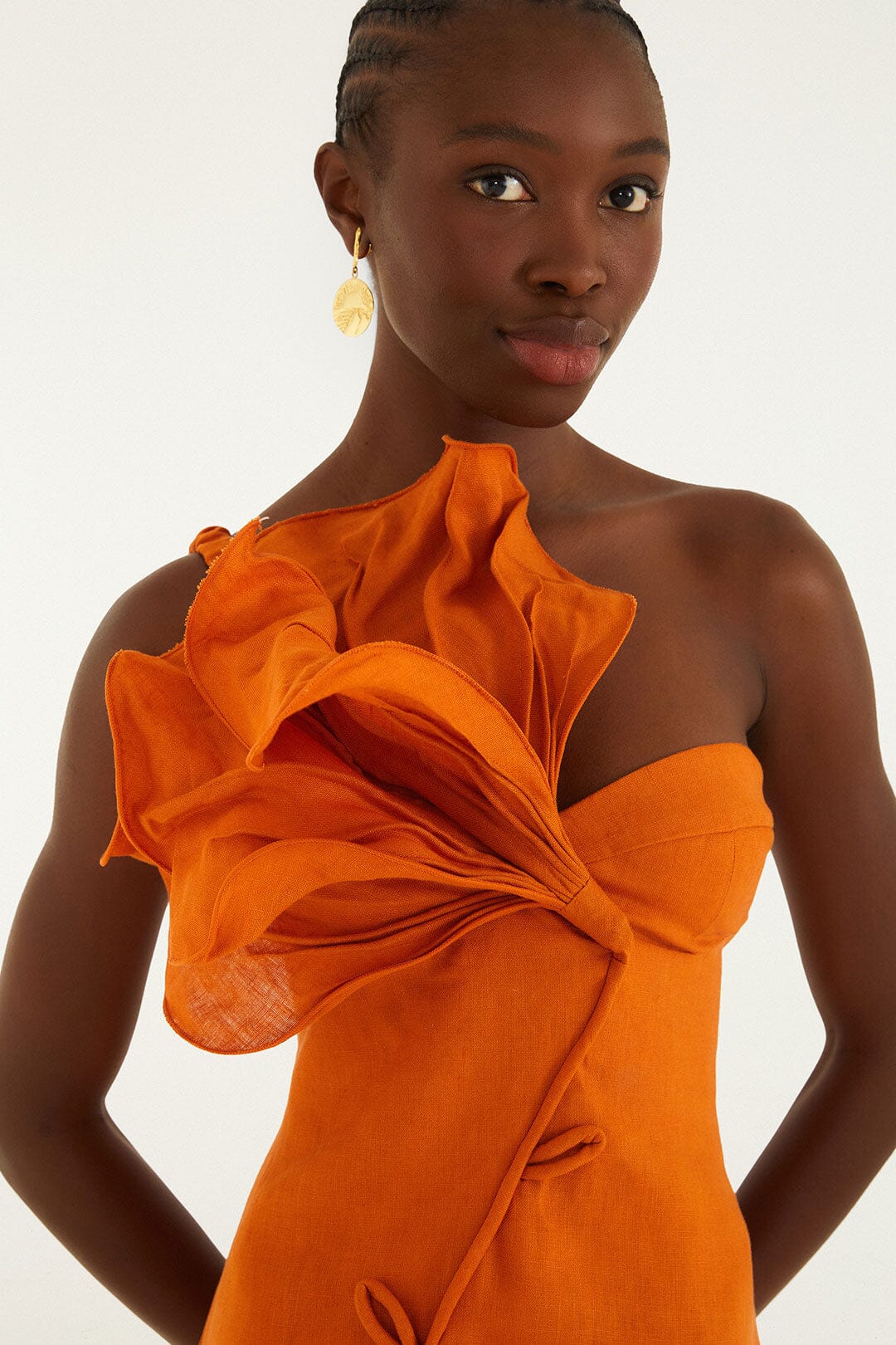 Orange Robe courte - Orange