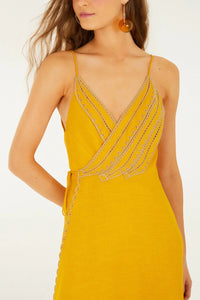 DIFFUSELY_Yellow Robe longue - Yellow