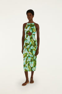 Leaves Green Robe midi - Leaves Green