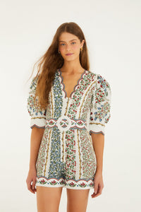 Fruit Off White Combishort - Fruit Off White