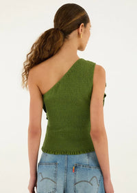 DIFFUSELY_Green Blouse - Green