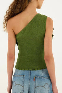 Blouse en coton - Vert