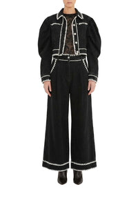 Pantalon en coton - Noir