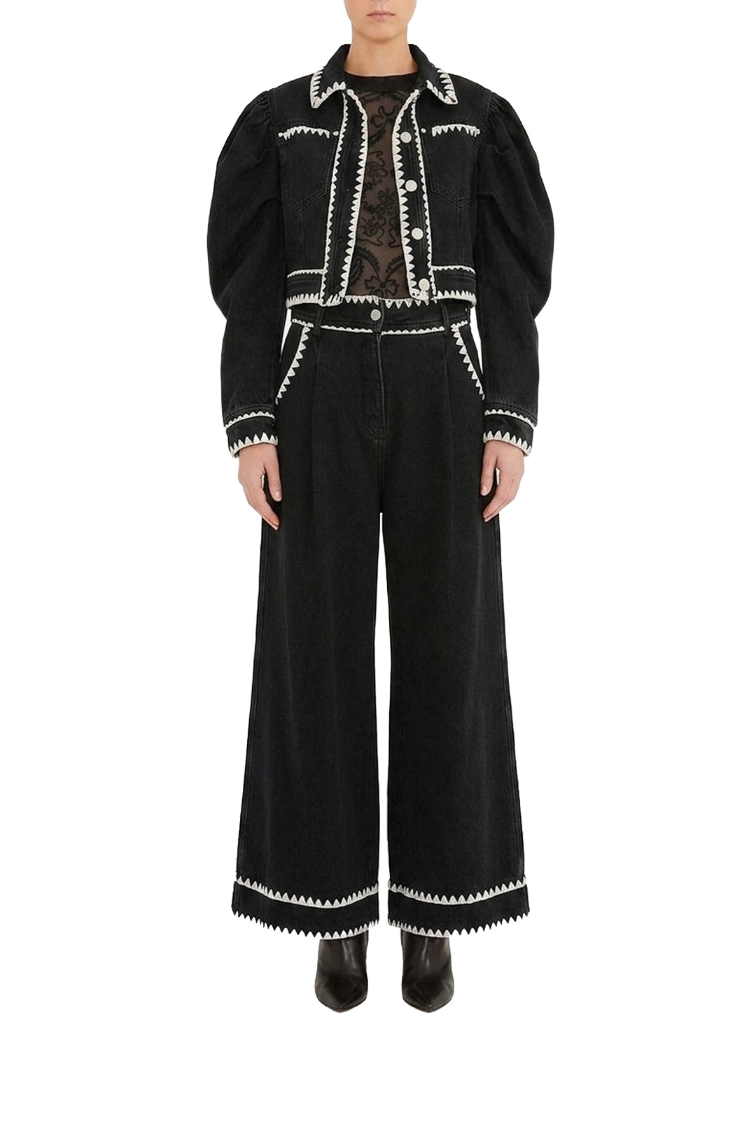 Pantalon en coton - Noir