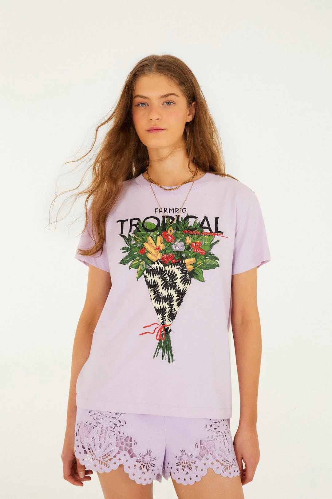 DIFFUSELY_Lilac T-shirt - Lilac