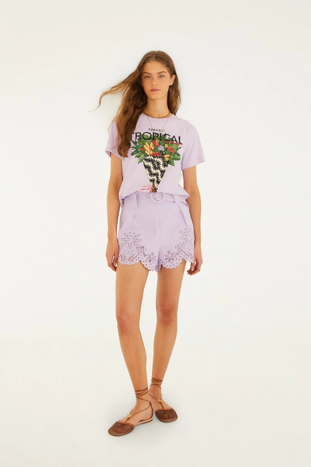 DIFFUSELY_Lilac T-shirt - Lilac