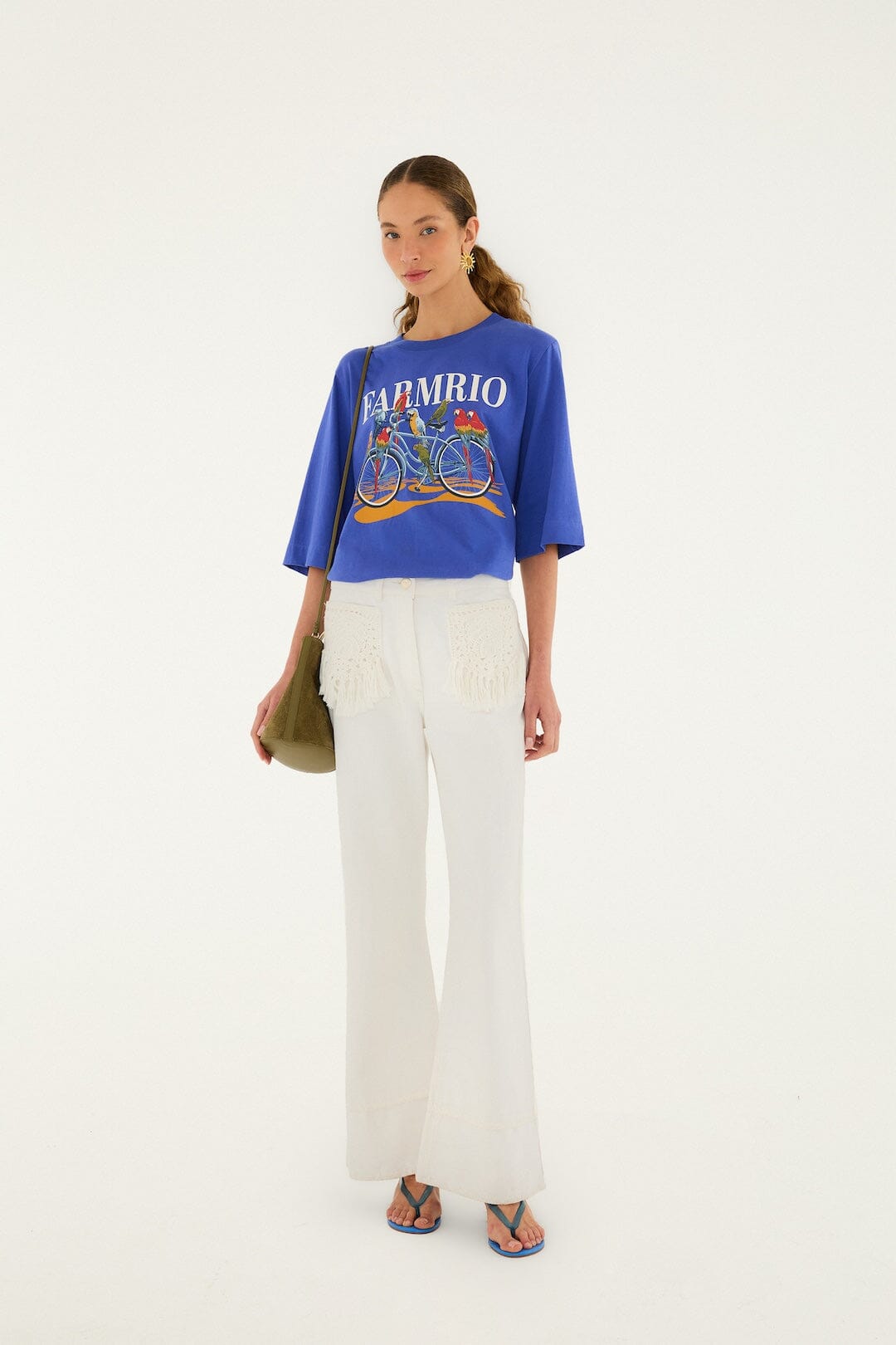 DIFFUSELY_Blue T-shirt - Blue