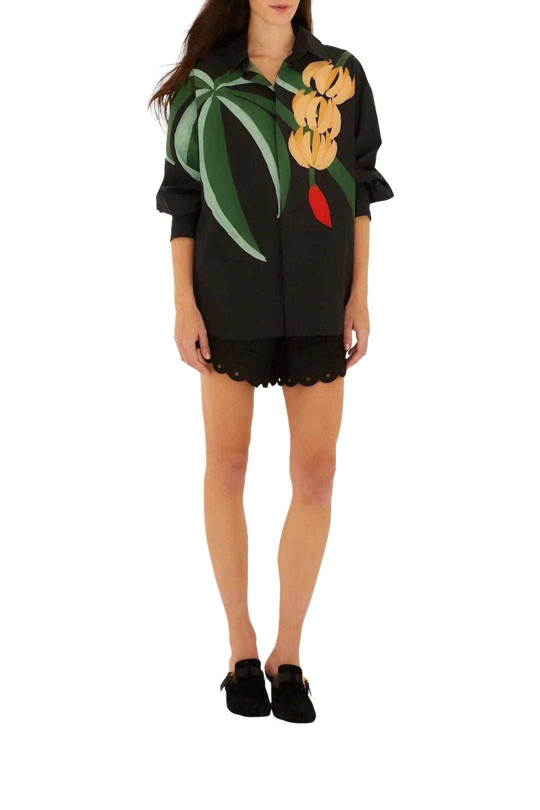 NEW_DIFFUSELY_Black Chemise - Black