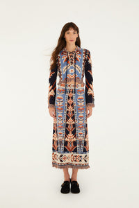 Embroidery Blue Maille - Embroidery Blue