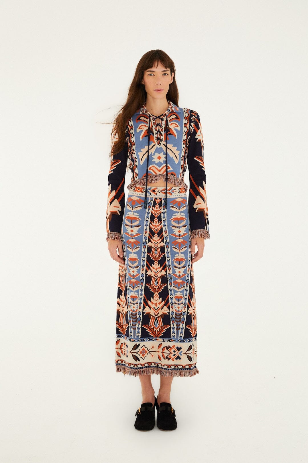 Embroidery Blue Maille - Embroidery Blue