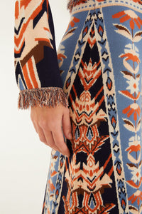 Embroidery Blue Maille - Embroidery Blue