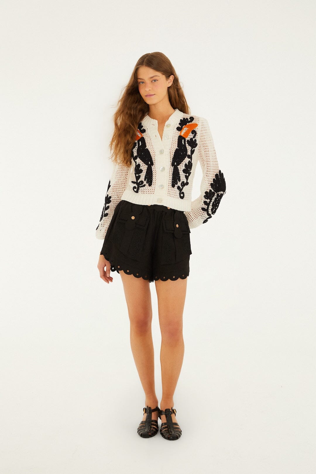 Off White Cardigan - Off White