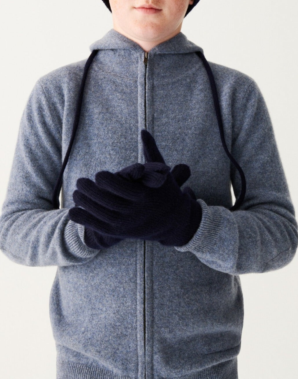 Children's cashmere gloves - Officier