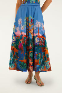 Landscape Multicolor Jupe - Landscape Multicolor
