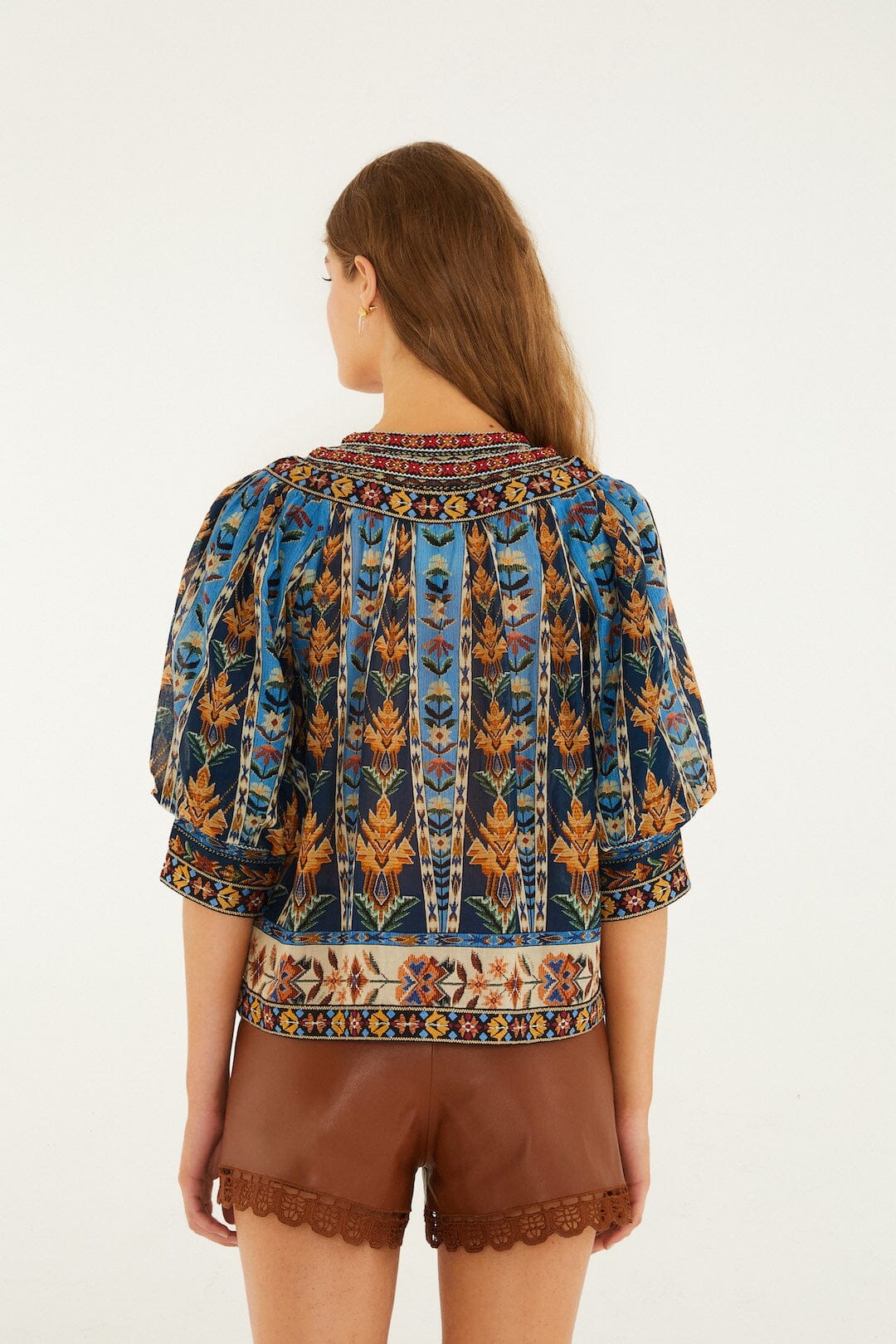 Tapestry Blue Blouse - Tapestry Blue