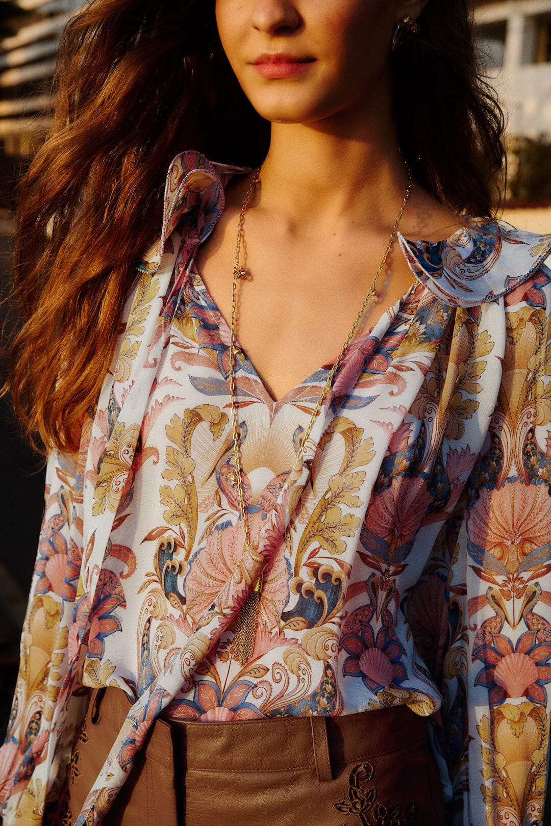 Sea Garden Off White Blouse - Sea Garden Off White