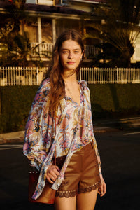 Sea Garden Off White Blouse - Sea Garden Off White