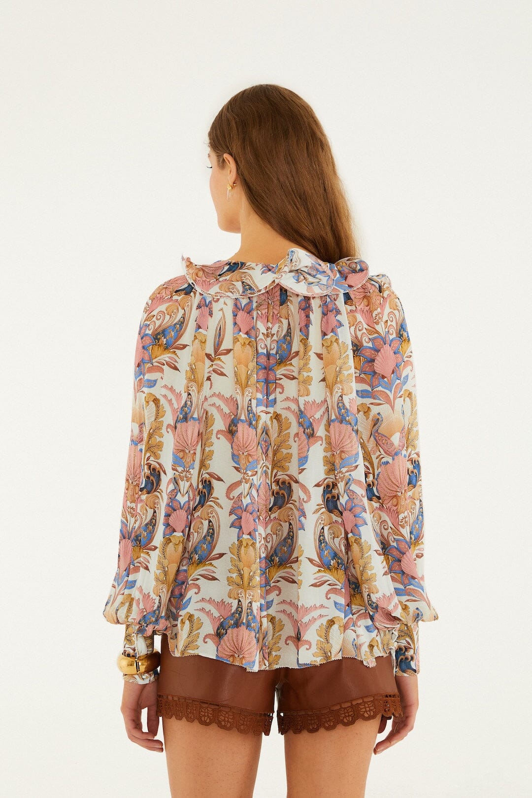 Sea Garden Off White Blouse - Sea Garden Off White