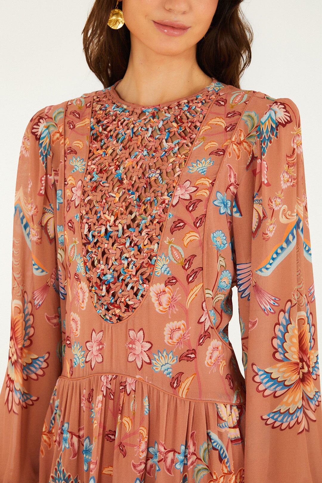 Boho Enchance Mocha Robe courte - Boho Enchance Mocha