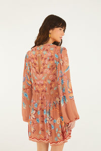 DIFFUSELY_Boho Enchance Mocha Robe courte - Boho Enchance Mocha