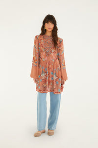 DIFFUSELY_Boho Enchance Mocha Robe courte - Boho Enchance Mocha