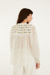 Off White Blouse - Off White