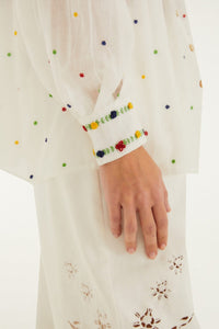 Off White Blouse - Off White